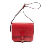 Pre-owned Leather shoulder-bags Louis Vuitton Vintage , Red , Dames