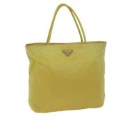 Pre-owned Nylon prada-bags Prada Vintage , Yellow , Dames