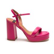 Fuchsia Sandalen voor Vrouwen Angel Alarcon , Pink , Dames