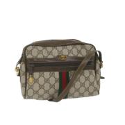 Pre-owned Canvas gucci-bags Gucci Vintage , Beige , Dames