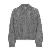 Stijlvolle Sweaters Collectie Eleventy , Gray , Dames