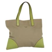 Pre-owned Canvas totes Prada Vintage , Beige , Dames