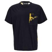 T-shirts en Polos Versace Jeans Couture , Black , Heren