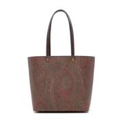 Bruine Tote Tas Shopping Essential Etro , Brown , Dames