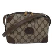 Pre-owned Leather gucci-bags Gucci Vintage , Beige , Dames