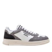 Witte Leren Sneakers Ghoud , Gray , Heren