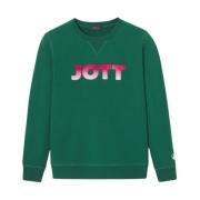 Organische Katoenen Sweater - Groene Stijl Jott , Green , Dames