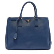 Pre-owned Leather prada-bags Prada Vintage , Blue , Dames