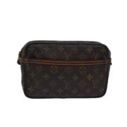 Pre-owned Canvas louis-vuitton-bags Louis Vuitton Vintage , Brown , Da...