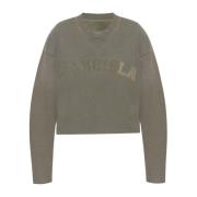 Sweatshirt met logo Maison Margiela , Gray , Dames