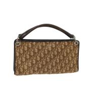 Pre-owned Canvas handbags Dior Vintage , Brown , Dames