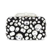 Stijlvolle Zwarte Clutch Tas Mach & Mach , Black , Dames