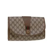 Pre-owned Canvas gucci-bags Gucci Vintage , Beige , Dames