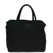 Pre-owned Nylon handbags Prada Vintage , Black , Dames