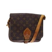 Pre-owned Canvas louis-vuitton-bags Louis Vuitton Vintage , Brown , Da...