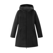 Zwarte Softshell Donsjas Woolrich , Black , Dames