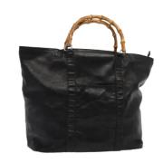 Pre-owned Leather gucci-bags Gucci Vintage , Black , Dames