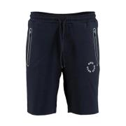 Sportieve Regular Fit Shorts met Cirkelvormige Logo's Hugo Boss , Blue...