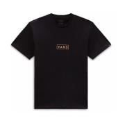 Zwart Logo Katoenen T-shirt Vans , Black , Heren