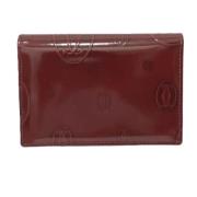 Pre-owned Leather wallets Cartier Vintage , Brown , Dames