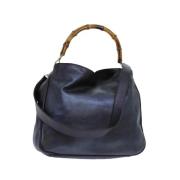 Pre-owned Leather gucci-bags Gucci Vintage , Black , Dames