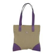 Pre-owned Canvas totes Prada Vintage , Beige , Dames