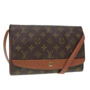 Pre-owned Canvas louis-vuitton-bags Louis Vuitton Vintage , Brown , Da...