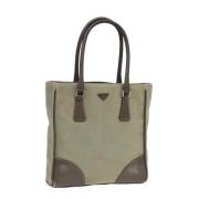 Pre-owned Canvas handbags Prada Vintage , Brown , Dames