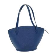 Pre-owned Leather louis-vuitton-bags Louis Vuitton Vintage , Blue , Da...