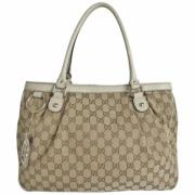 Pre-owned Canvas gucci-bags Gucci Vintage , Beige , Dames