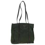 Pre-owned Nylon prada-bags Prada Vintage , Green , Dames