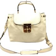 Pre-owned Leather shoulder-bags Chloé Pre-owned , Beige , Dames