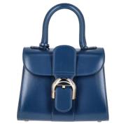 Pre-owned Leather totes Delvaux Pre-owned , Blue , Dames