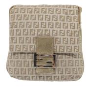 Pre-owned Canvas fendi-bags Fendi Vintage , Beige , Dames