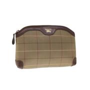 Pre-owned Canvas clutches Burberry Vintage , Brown , Dames