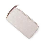 Pre-owned Leather wallets Louis Vuitton Vintage , Beige , Dames