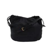 Pre-owned Leather shoulder-bags Loewe Pre-owned , Black , Dames