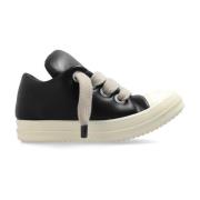 Sportschoenen Jumbo Veters Gewatteerde Lage Sneakers Rick Owens , Blac...