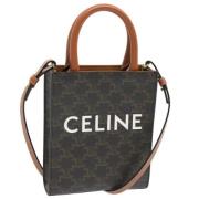 Pre-owned Leather celine-bags Celine Vintage , Black , Dames