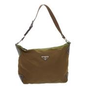 Pre-owned Nylon prada-bags Prada Vintage , Green , Dames