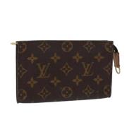 Pre-owned Canvas pouches Louis Vuitton Vintage , Brown , Dames