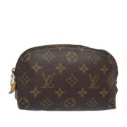 Pre-owned Canvas louis-vuitton-bags Louis Vuitton Vintage , Brown , Da...