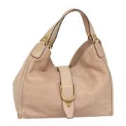 Pre-owned Leather handbags Gucci Vintage , Pink , Dames