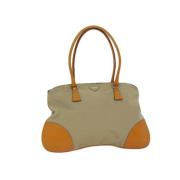 Pre-owned Canvas prada-bags Prada Vintage , Beige , Dames