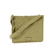 Pre-owned Canvas gucci-bags Gucci Vintage , Beige , Dames