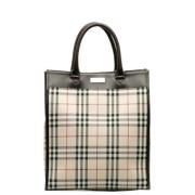 Pre-owned Canvas totes Burberry Vintage , Beige , Dames