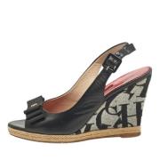 Pre-owned Canvas sandals Carolina Herrera Pre-owned , Multicolor , Dam...