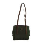 Pre-owned Nylon prada-bags Prada Vintage , Green , Dames