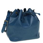 Pre-owned Leather louis-vuitton-bags Louis Vuitton Vintage , Blue , Da...