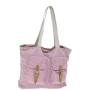 Pre-owned Nylon prada-bags Prada Vintage , Pink , Dames